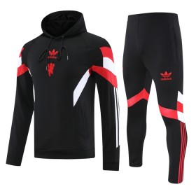 Manchester United Hoodie Kit sweat-shirt d'entraînement Noire 2024-25